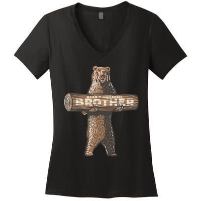 Awesome Brother Women's V-Neck T-Shirt