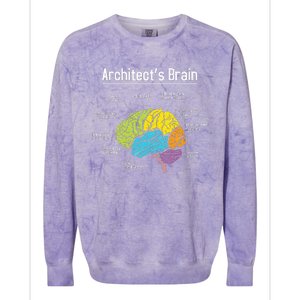 ArchitectS Brain Architect Architecture Design Plan Build Colorblast Crewneck Sweatshirt