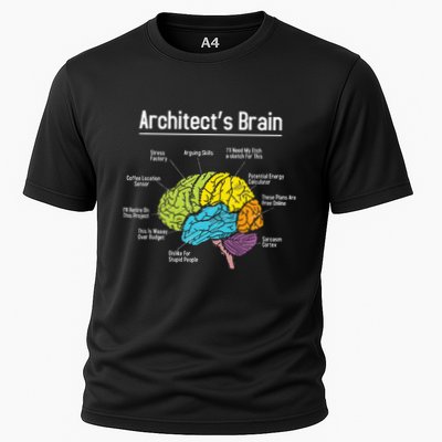 ArchitectS Brain Architect Architecture Design Plan Build Cooling Performance Crew T-Shirt