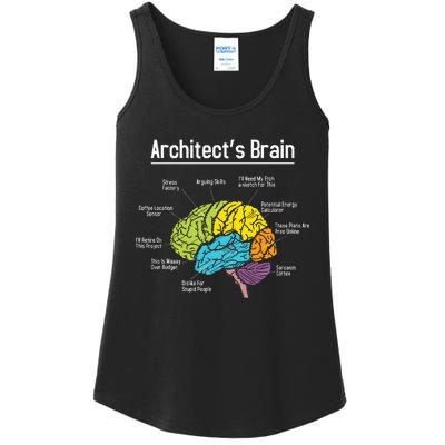 ArchitectS Brain Architect Architecture Design Plan Build Ladies Essential Tank