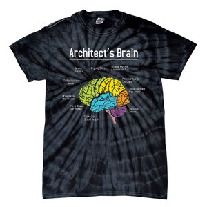 ArchitectS Brain Architect Architecture Design Plan Build Tie-Dye T-Shirt