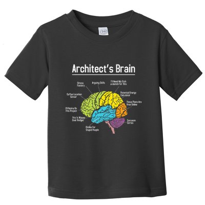 ArchitectS Brain Architect Architecture Design Plan Build Toddler T-Shirt