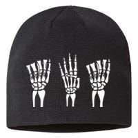 Applied Behavior Analysis Skeleton Hands Sign Language Sustainable Beanie