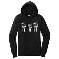 Applied Behavior Analysis Skeleton Hands Sign Language Women's Pullover Hoodie