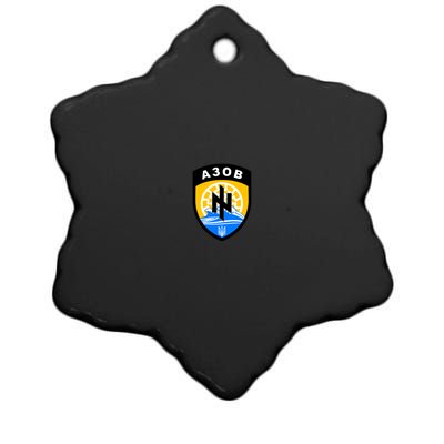 Azov Battalion A30B Shield Special Forces Ukraine Ceramic Star Ornament