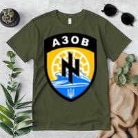Azov Battalion A30B Shield Special Forces Ukraine Premium T-Shirt