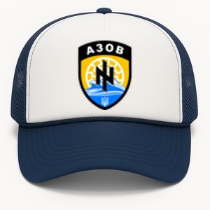 Azov Battalion A30B Shield Special Forces Ukraine Trucker Hat