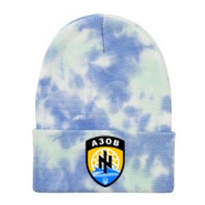 Azov Battalion A30B Shield Special Forces Ukraine Tie Dye 12in Knit Beanie