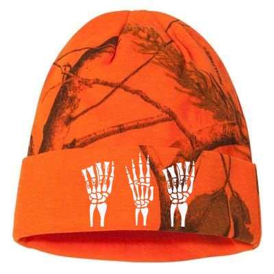 Applied Behavior Analysis Skeleton Hands Sign Language Kati Licensed 12" Camo Beanie