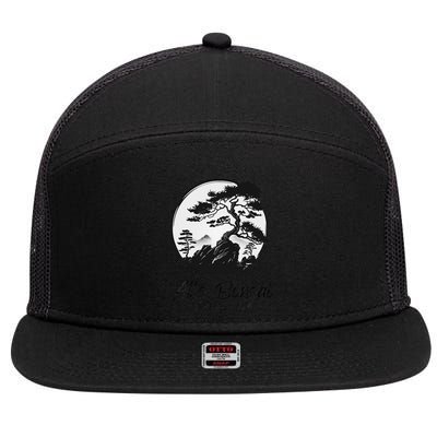 Al's Bonsai 7 Panel Mesh Trucker Snapback Hat