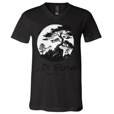 Al's Bonsai V-Neck T-Shirt