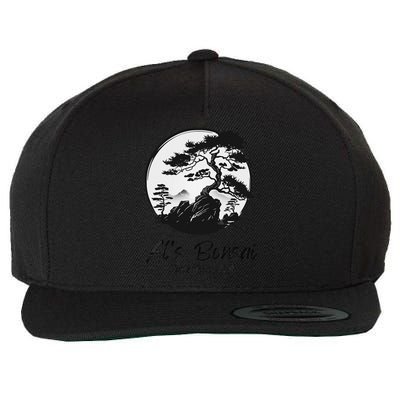 Al's Bonsai Wool Snapback Cap