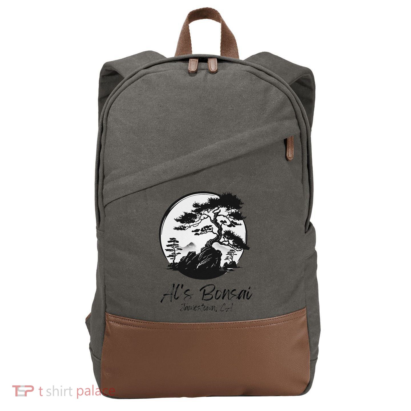 Al's Bonsai Cotton Canvas Backpack
