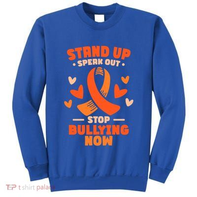 Anti Bullying Awareness Month Great Gift Tall Sweatshirt