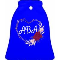 Applied Behavior Analysis Aba Squad Behaviors Team Analyst Gift Ceramic Bell Ornament