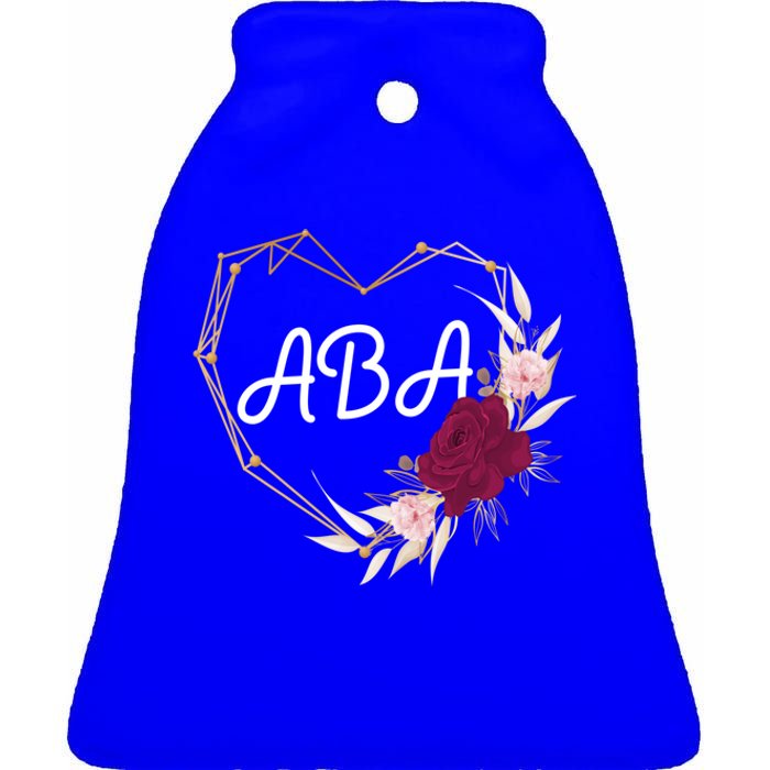 Applied Behavior Analysis Aba Squad Behaviors Team Analyst Gift Ceramic Bell Ornament