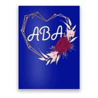 Applied Behavior Analysis Aba Squad Behaviors Team Analyst Gift Poster