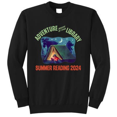 Adventure Begins At Your Library Summer Reading Program 2024 Sweatshirt