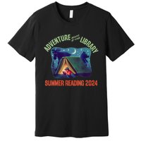 Adventure Begins At Your Library Summer Reading Program 2024 Premium T-Shirt