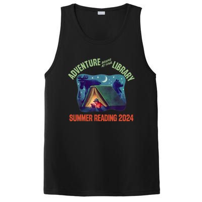 Adventure Begins At Your Library Summer Reading Program 2024 PosiCharge Competitor Tank