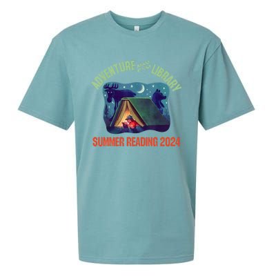 Adventure Begins At Your Library Summer Reading Program 2024 Sueded Cloud Jersey T-Shirt