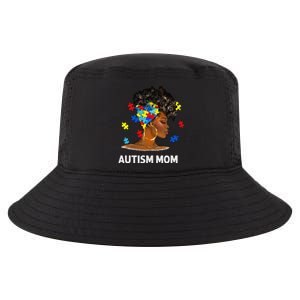 African Black Autism Mom Afro Mother Autism Awareness Mama Cool Comfort Performance Bucket Hat