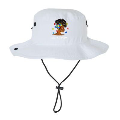 African Black Autism Mom Afro Mother Autism Awareness Mama Legacy Cool Fit Booney Bucket Hat