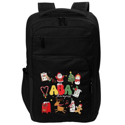 Applied Behavior Analyst Christmas Aba Behavior Analysis Impact Tech Backpack