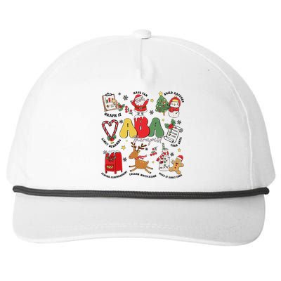 Applied Behavior Analyst Christmas Aba Behavior Analysis Snapback Five-Panel Rope Hat