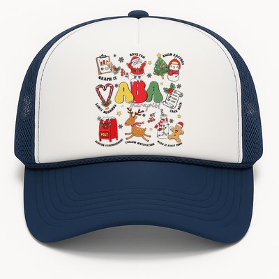 Applied Behavior Analyst Christmas Aba Behavior Analysis Trucker Hat