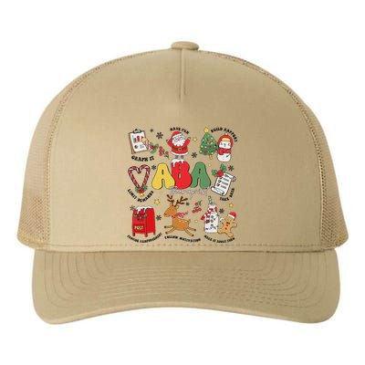 Applied Behavior Analyst Christmas Aba Behavior Analysis Yupoong Adult 5-Panel Trucker Hat