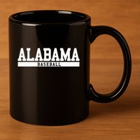 Alabama Baseball 11oz C Handle Ceramic Mug