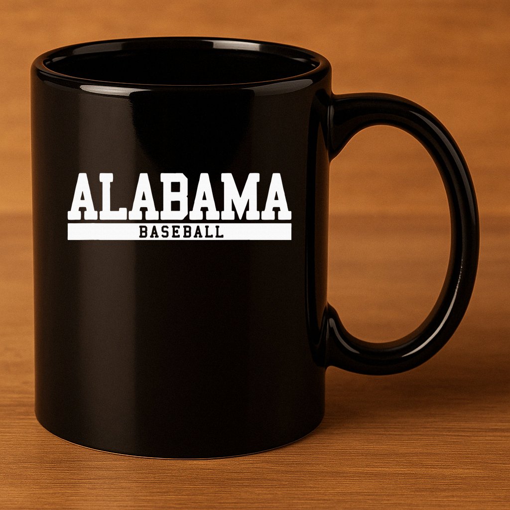 Alabama Baseball 11oz C Handle Ceramic Mug