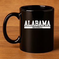 Alabama Baseball 11oz C Handle Ceramic Mug