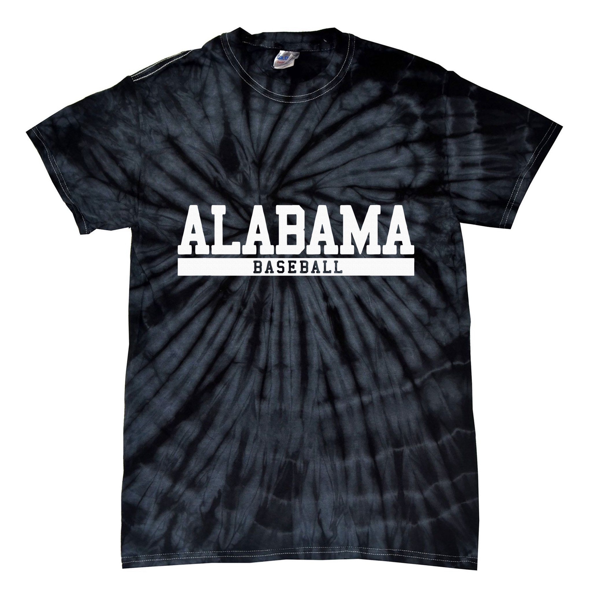 Alabama Baseball Tie-Dye T-Shirt