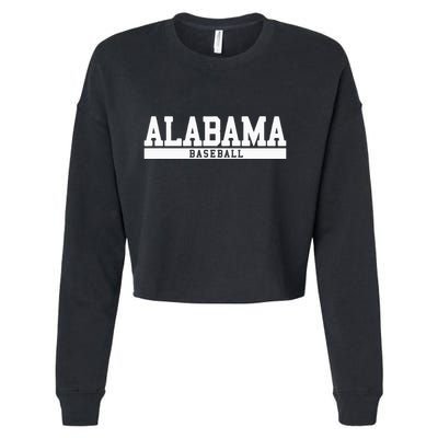 Alabama Baseball Cropped Pullover Crew
