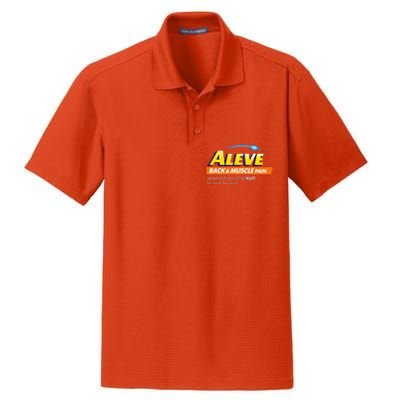 Aleve Back And Muscle Pain Nurse Pharmacy Halloween Costume Dry Zone Grid Polo