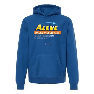 Aleve Back And Muscle Pain Nurse Pharmacy Halloween Costume Premium Hoodie