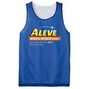 Aleve Back And Muscle Pain Nurse Pharmacy Halloween Costume Mesh Reversible Basketball Jersey Tank