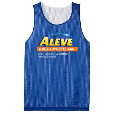 Aleve Back And Muscle Pain Nurse Pharmacy Halloween Costume Mesh Reversible Basketball Jersey Tank