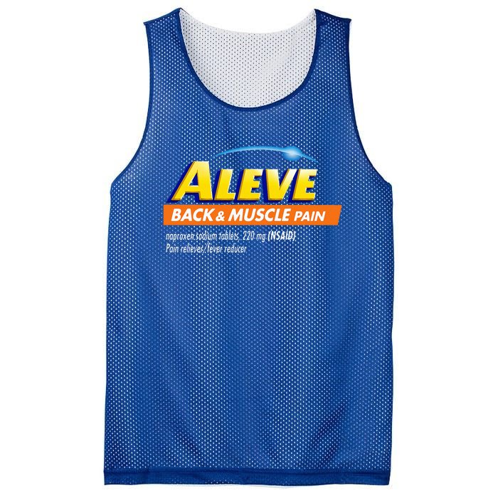 Aleve Back And Muscle Pain Nurse Pharmacy Halloween Costume Mesh Reversible Basketball Jersey Tank