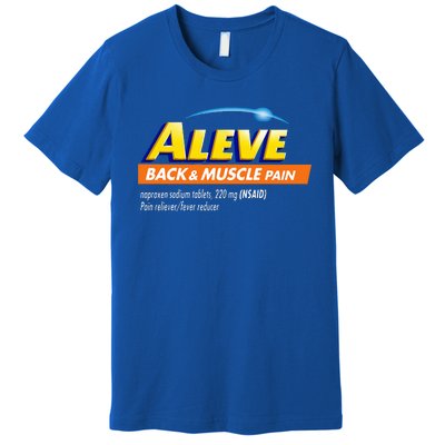 Aleve Back And Muscle Pain Nurse Pharmacy Halloween Costume Premium T-Shirt