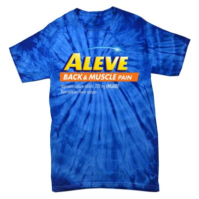 Aleve Back And Muscle Pain Nurse Pharmacy Halloween Costume Tie-Dye T-Shirt