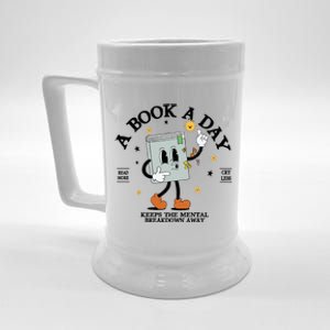 A Book A Day Keep The Mental Breakdown Away Beer Stein