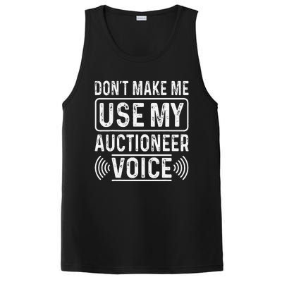 Auctioneer Bidding Auction Salesperson Public Sale PosiCharge Competitor Tank