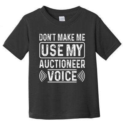 Auctioneer Bidding Auction Salesperson Public Sale Toddler T-Shirt