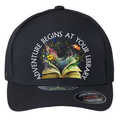 Adventure Begins At Your Library Summer Reading 2024 Flexfit Unipanel Trucker Cap