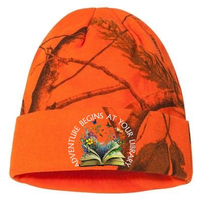 Adventure Begins At Your Library Summer Reading 2024 Kati Licensed 12" Camo Beanie