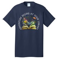 Adventure Begins At Your Library Summer Reading 2024 Tall T-Shirt