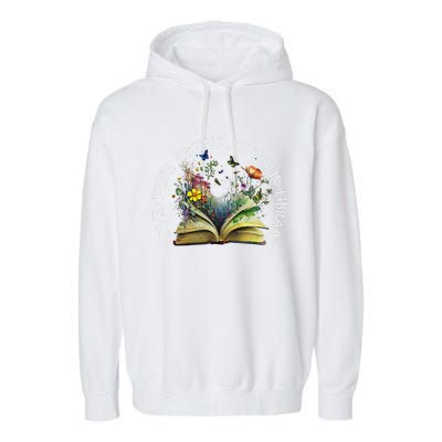 Adventure Begins At Your Library Summer Reading 2024 Garment-Dyed Fleece Hoodie